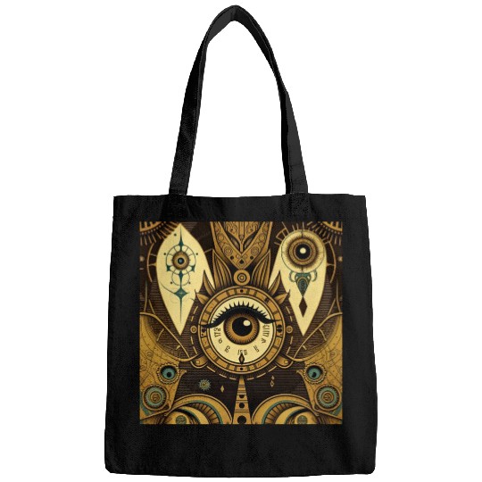 Abstract New Age 1920s Steampunk Design Bags