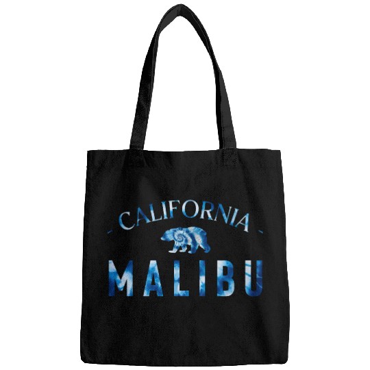 Malibu California Bicycle Club In a Tie Dye Design Bags