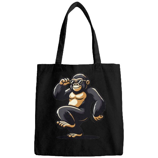 Gorilla With Sunglasses Bags
