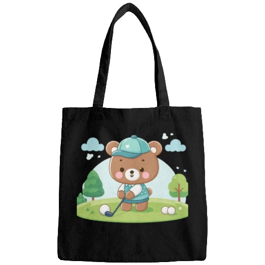 Golfing bears Bags