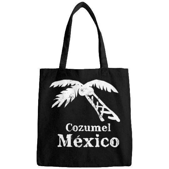 Cozumel Mexico Palm Tree Vacation Trip Beach Men Bags