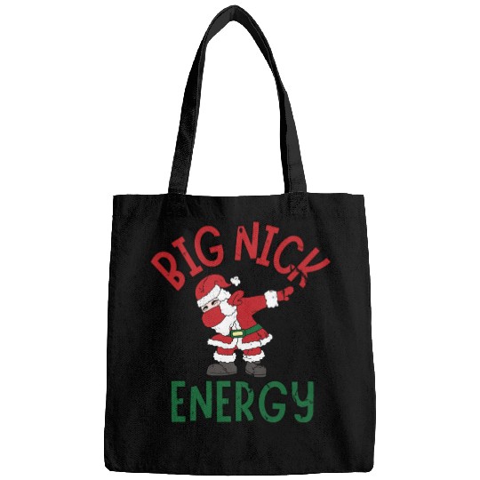 Big Nick Energy Christmas Dabbing Santa Claus Bags