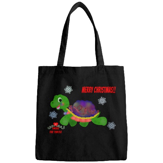 "Tinsel the Turtle" (Snowflake Snuggliezz) Bags