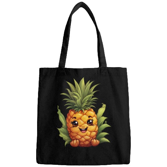 A charming kawaii style pineapple Bags