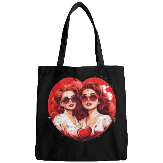 Valentines Day Outfit For Her And Her in love Bags