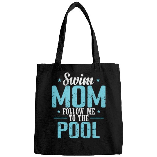 Swim Mom follow me to the Pool Sport Bags