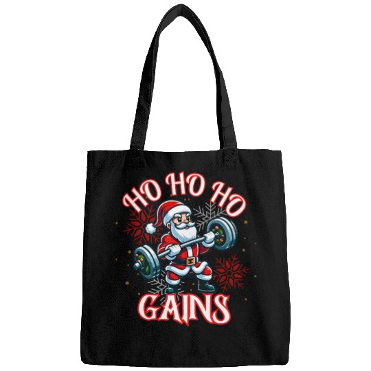Santa Claus Christmas workout Bags