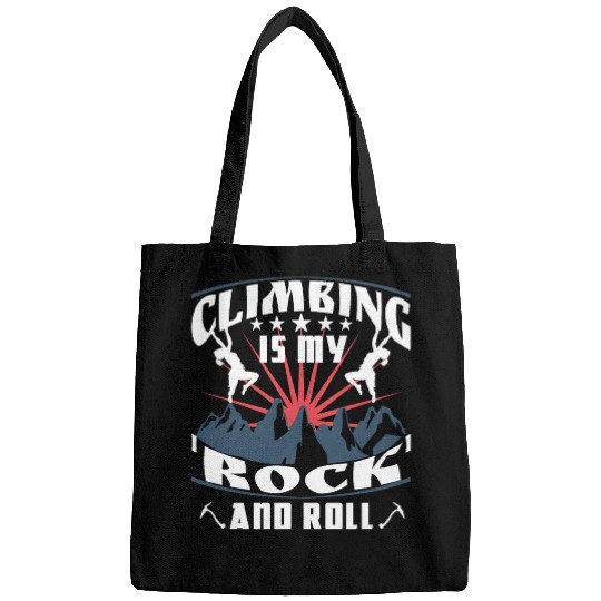 Climbing is my 'rock' and roll Bags