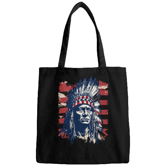 Indian Native American Chief Feather Headdress Bags