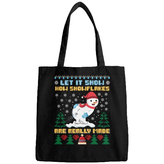 Snowman Let it Snow Christmas Snow Fever Bags
