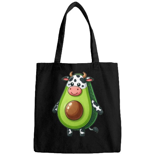 Avocado cow Bags