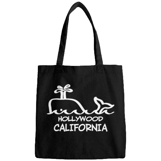 Hollywood California Whale Souvenirs Gifts Bags