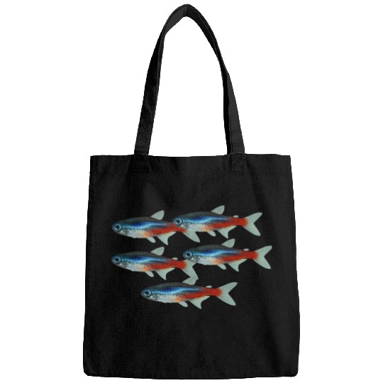 Neon Tetra Fish Bright Color Freshwater Sea Life Bags