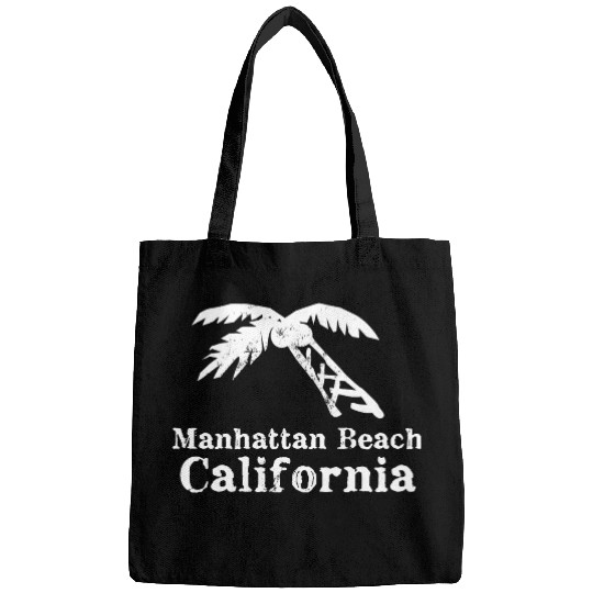 Manhattan Beach California Palm Tree Souvenirs Bags