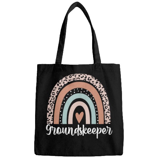 Groundskeeper Rainbow Leopard Funny Groundskeeper Bags