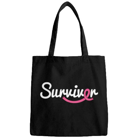 Breast Cancer Survivor K Ribbon Breast Cancer Awar Bags