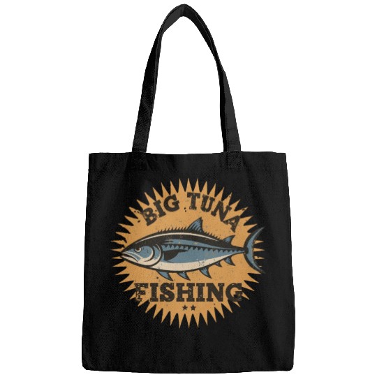 Big Tuna Fishing Vintage Design Bags