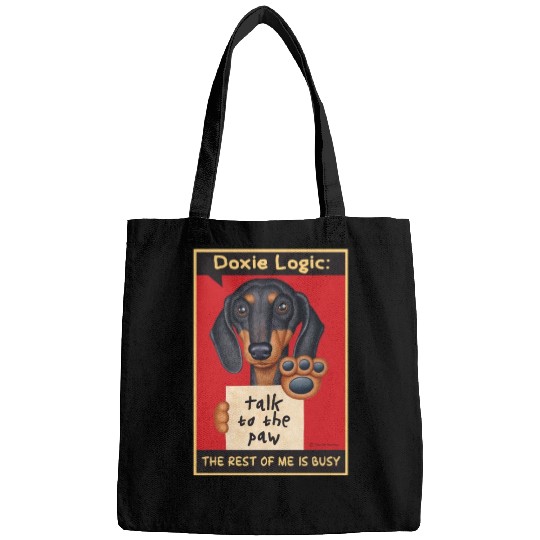 Dachshund Logic Bags