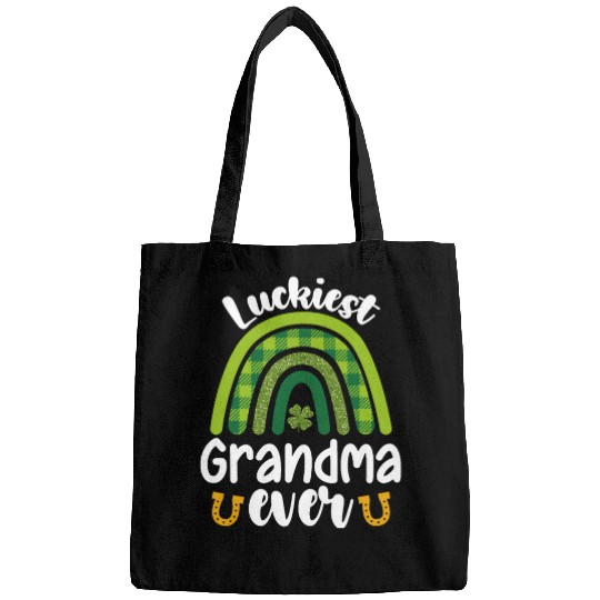Luckiest Grandma Ever Family St Patrick's Day Bags