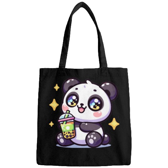 Panda Bubble Tea Boba Kawaii Bags