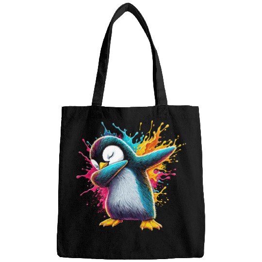 Funny Dabbing Penguin Bags for Animal Lovers