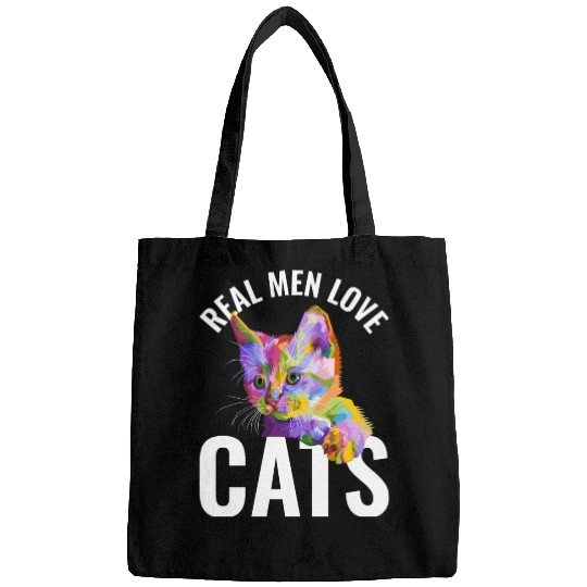 Real Men Love Cats Bags