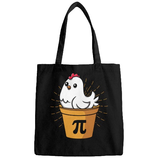 Chicken Pot Pie Funny Pi Day Math Equations Bags