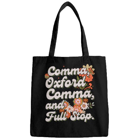 Oxford comma. For grammar students and teachers Bags