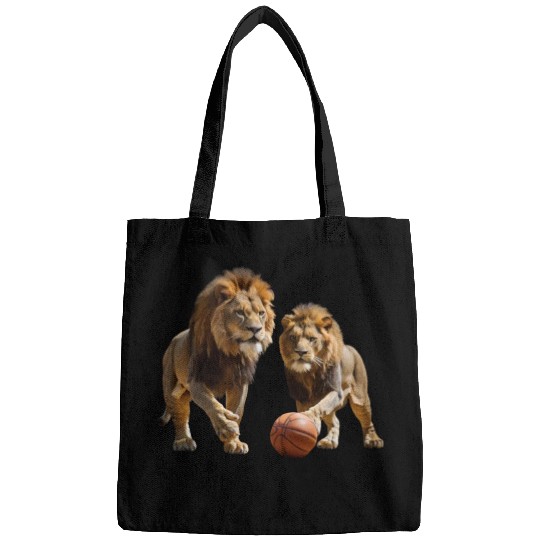 Basketball lion player Bags
