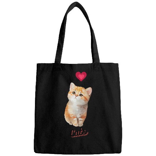 I love Cats design, cool cute gift idea for girls Bags