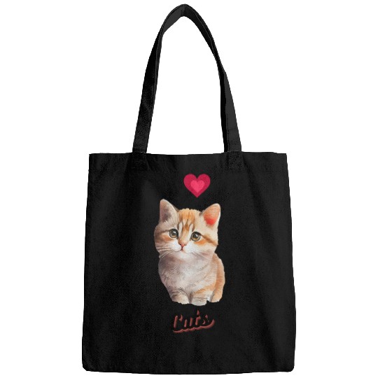 I love Cats design, cool cute gift idea for girls Bags