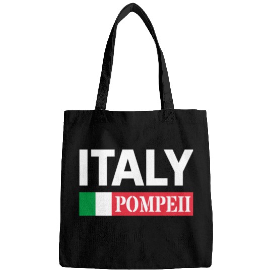 Italy Flag Pompeii Conservation Volcanic Eruption Bags