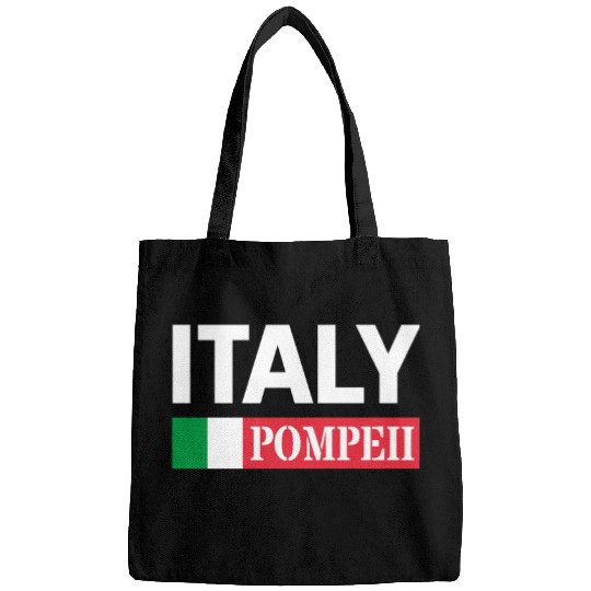 Italy Flag Pompeii Conservation Volcanic Eruption Bags