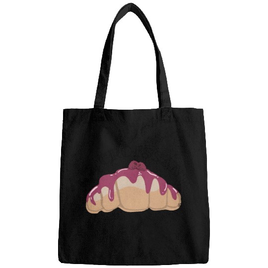 Be My Croissant Doodle Bags