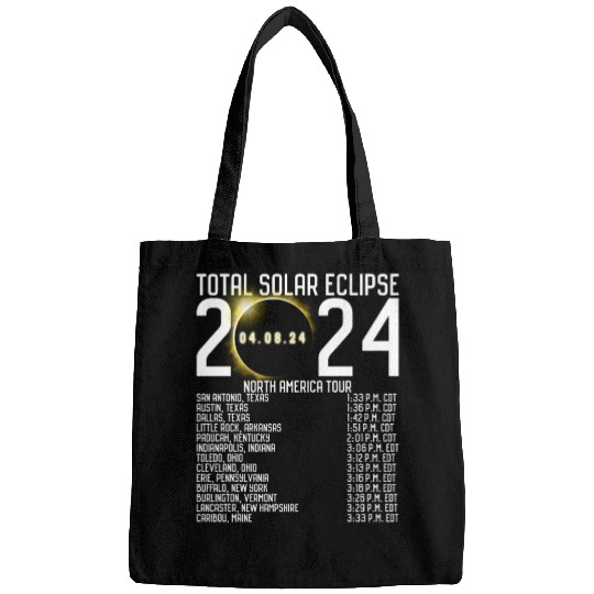 North America Tour 2024 Totality Solar Eclipse Bags