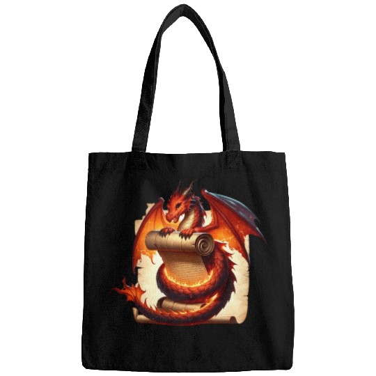 Fantasy Creature Papyrus Scroll Dungeon Dragon Bags