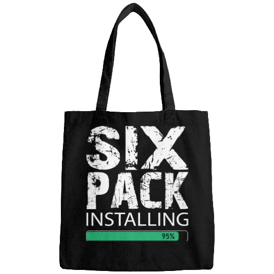 Six Pack Installing Bags Gym Workout Body Fit
