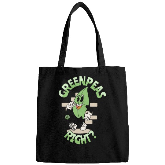 Groovy vegetable greenpeas Bags