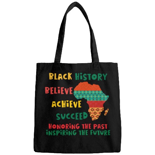 Honoring Past Inspiring Future Black History Month Bags