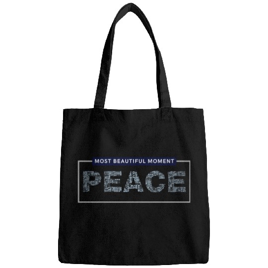Simple and Modern Peace design Bags