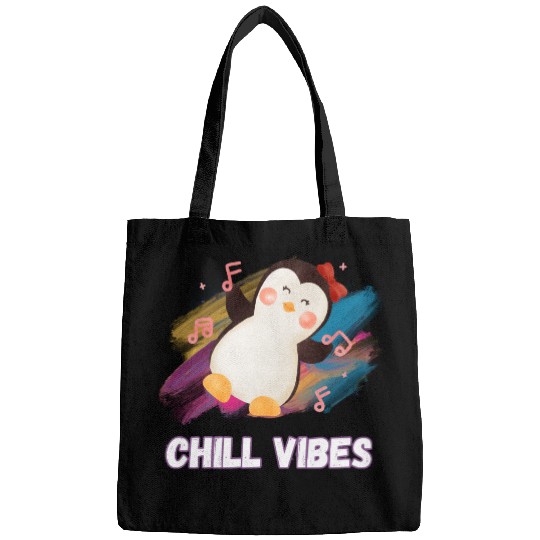 Joyful Penguin Harmony: Arctic Dance Delight Bags