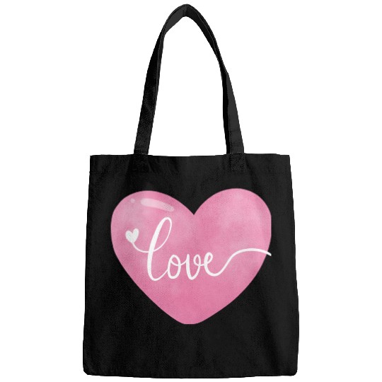 Pink heart Bags