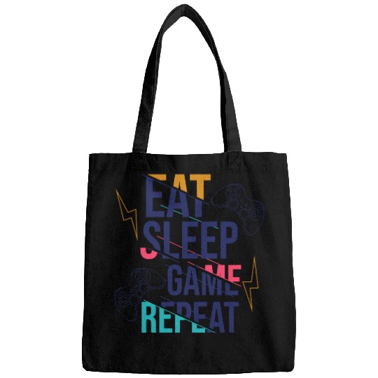 Modern Typography Game Quote Bags Design
