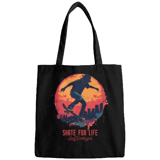 Skateboarder Skateboard Skate Skater Sun Bags