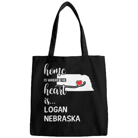 Logan County Nebraska Is Where My Heart Is Gift Bags