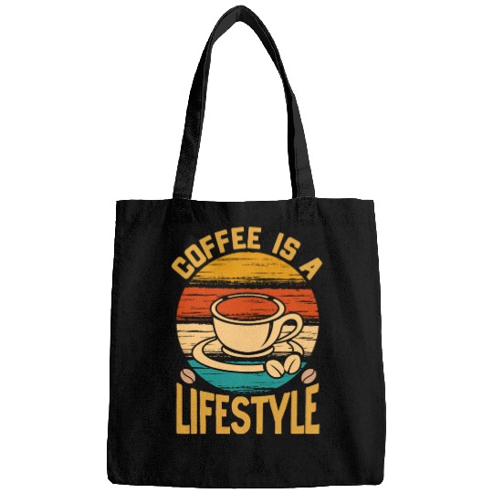 Coffee Is A Lifestyle Bags