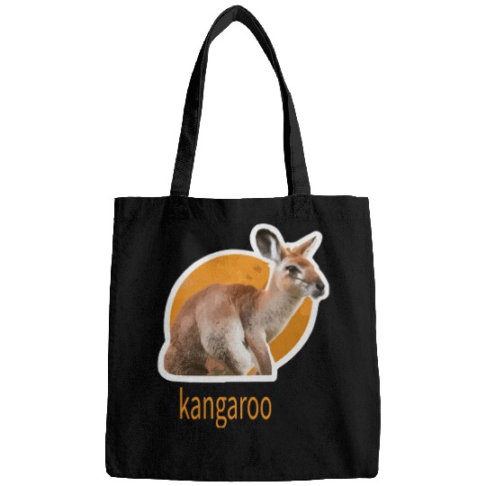 kangaroo animal design Bags
