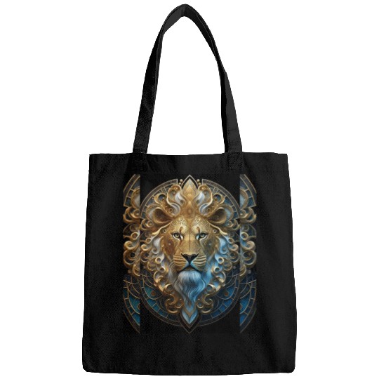 1920s Art Deco lion, gold Bags