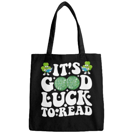 It's Good Luck To Read St Patricks Day Disco Ball Bags