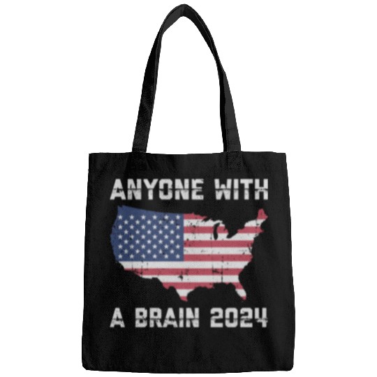 2024 Brain Vote Democracy Anti-Trump Bags